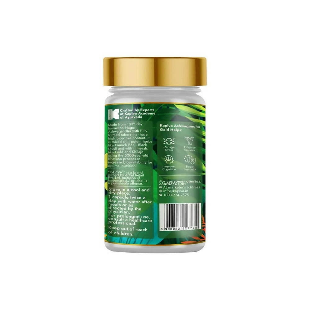 Kapiva Ayurveda Ashwagandha Gold Capsules - Distacart