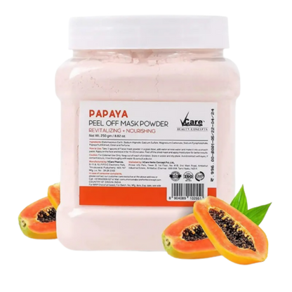 VCare Papaya Jelly Peel Off Mask Powder - Distacart