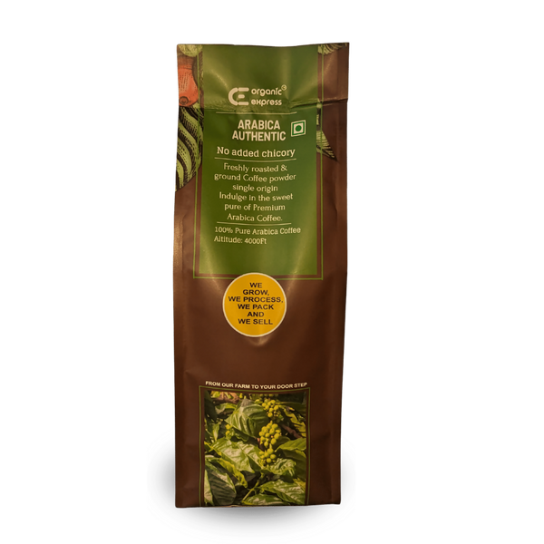 Organic Express Arabica Authentic Filter Coffee Powder - No Chicory - Distacart