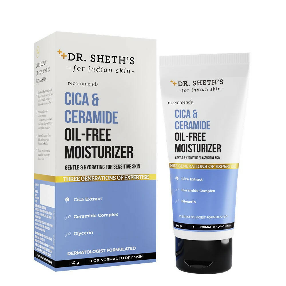 Dr. Sheth's Cica & Ceramide Oil-Free Moisturizer - Distacart