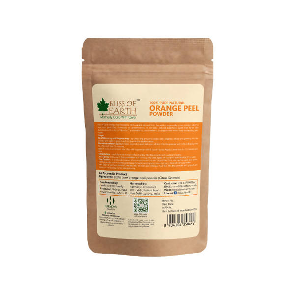 Bliss of Earth Orange Peel Powder - Distacart