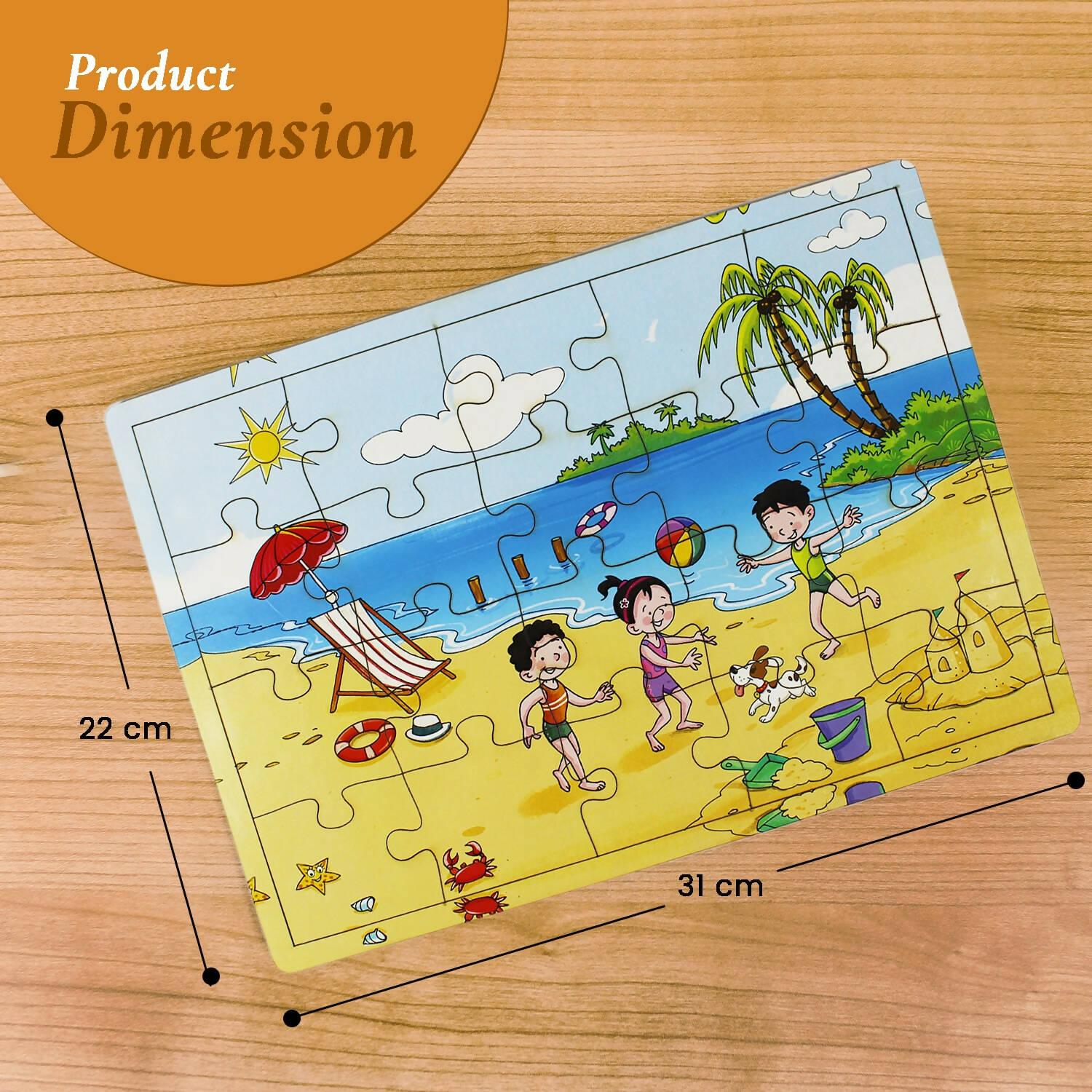 Matoyi Beach Jigsaw Puzzle For Kids - Distacart
