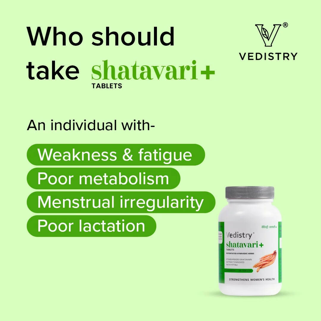 Vedistry Shatavari Tablets - Distacart