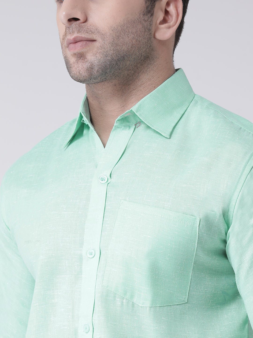 RIAG Green Men's Full Sleeves Shirt - Distacart