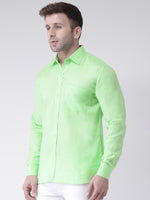 Thumbnail for RIAG Green Men's Full Sleeves Shirt - Distacart