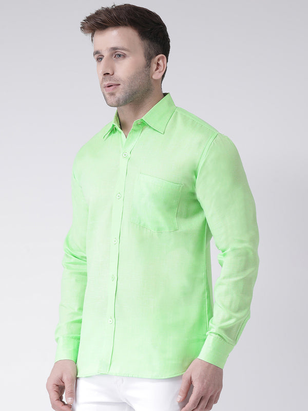 RIAG Green Men's Full Sleeves Shirt - Distacart