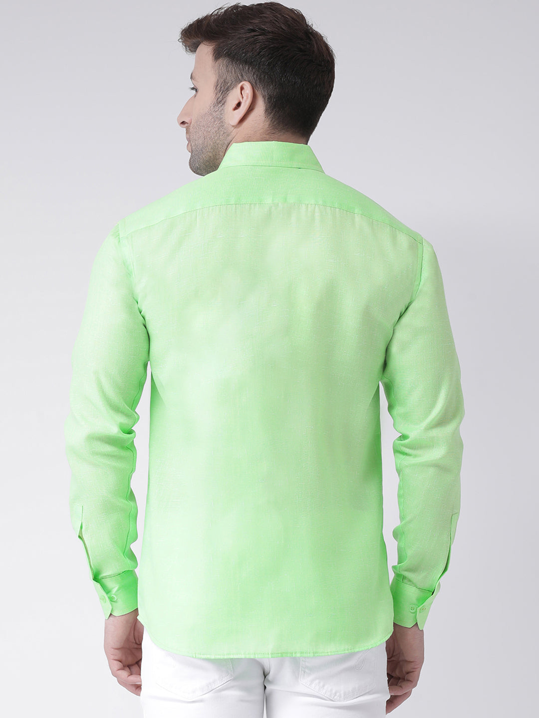 RIAG Green Men's Full Sleeves Shirt - Distacart