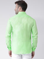 Thumbnail for RIAG Green Men's Full Sleeves Shirt - Distacart