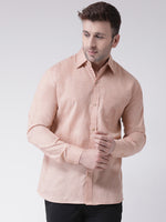 Thumbnail for RIAG Beige Men's Full Sleeves Shirt - Distacart