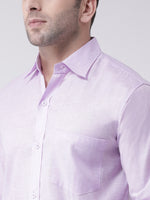 Thumbnail for RIAG Purple Men's Full Sleeves Shirt - Distacart