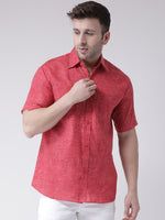 Thumbnail for RIAG Red Men's Half Sleeves Shirt - Distacart