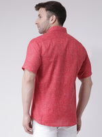 Thumbnail for RIAG Red Men's Half Sleeves Shirt - Distacart