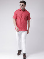 Thumbnail for RIAG Red Men's Half Sleeves Shirt - Distacart