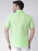 Thumbnail for RIAG Green Men's Half Sleeves Shirt - Distacart