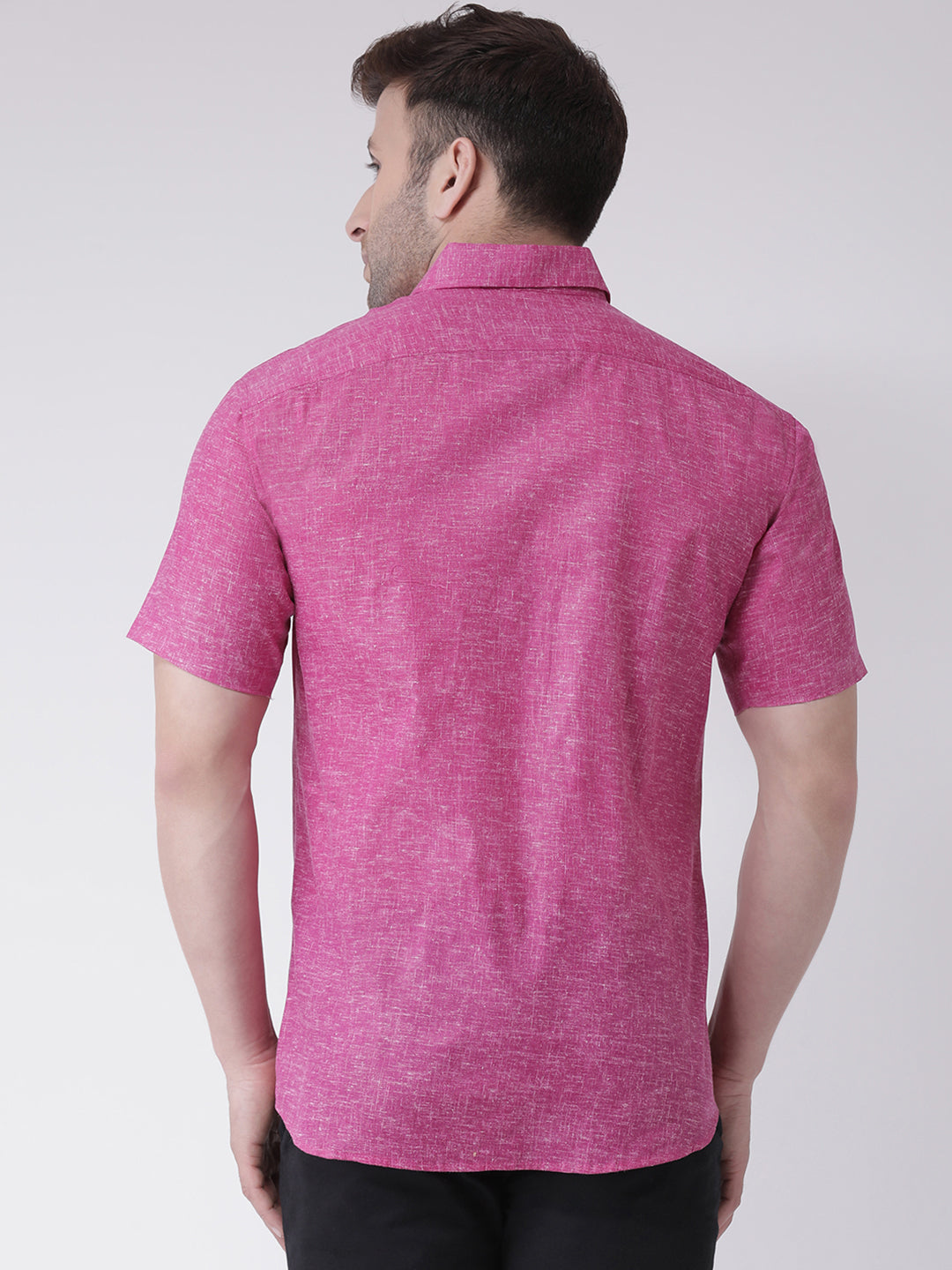 RIAG Purple Men's Half Sleeves Shirt - Distacart