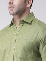 Thumbnail for RIAG Green Men's Half Sleeves Shirt - Distacart