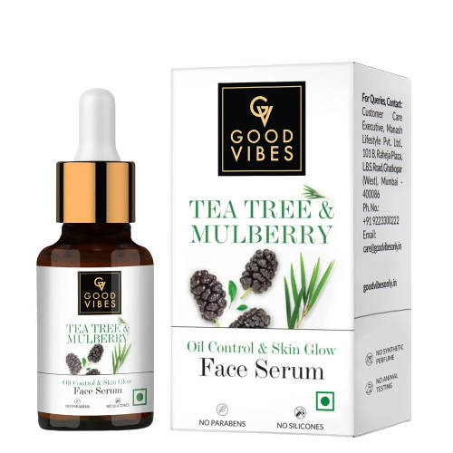 Good Vibes Tea Tree + Mulberry Skin Glow & Oil Control Serum