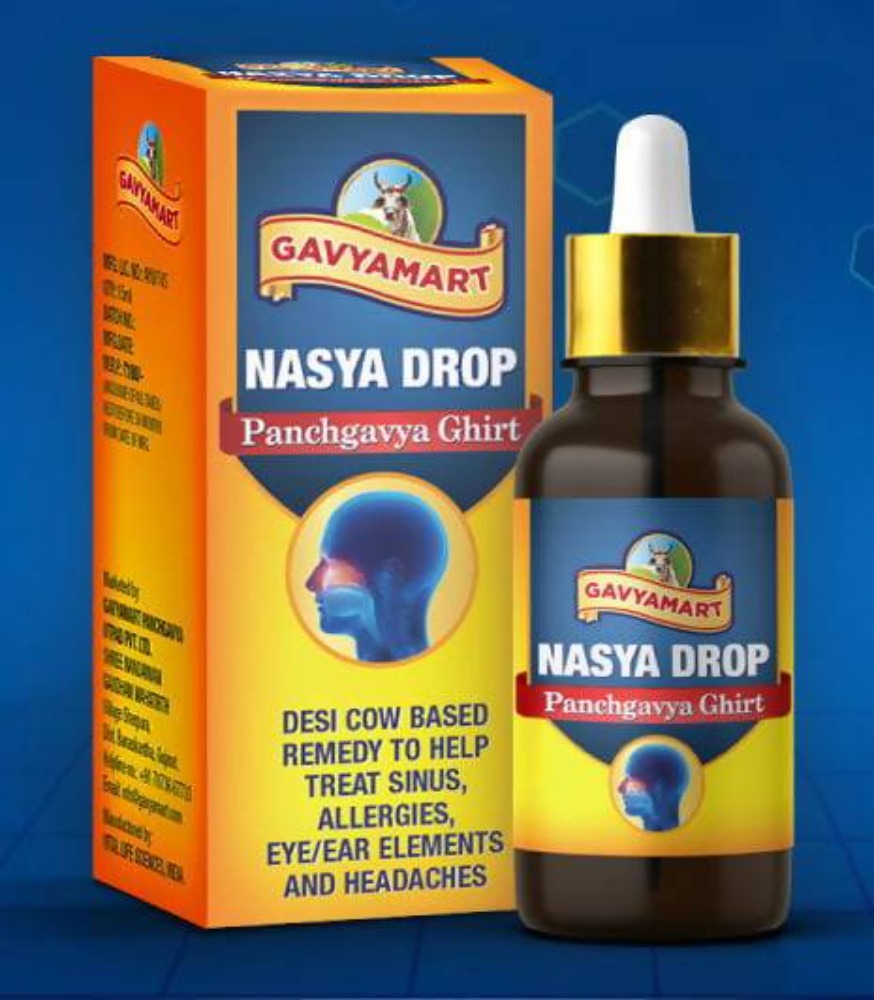 Gavyamart Nasya drop Panchgavya Ghirt