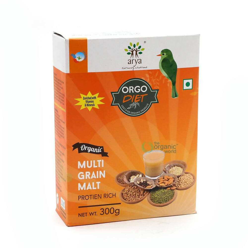Arya Farm Organic Multi Grain Malt-Protein Rich - Distacart