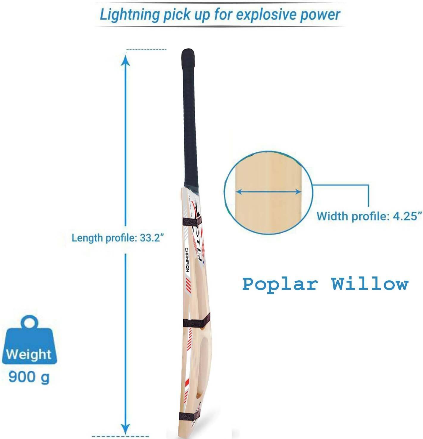 Gtn Next Soft Tennis Cricket Bat (Size 5) - Distacart