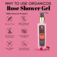 Thumbnail for Organicos Rose Shower Gel - Distacart