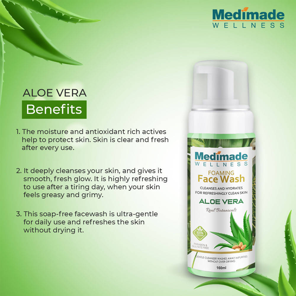 Medimade Wellness Foaming Face Wash With Aloe Vera