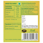 Thumbnail for TE-A-ME Charge Ginger Tulsi Honey Herbal Infusion Tea Bags - Distacart