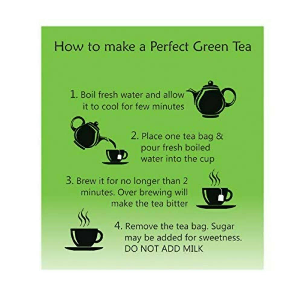 Tanza Tea Slim Green Tea Bags Lemon Honey - Distacart