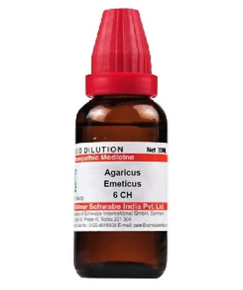 Dr. Willmar Schwabe India Agaricus Emeticus Dilution 6 ch
