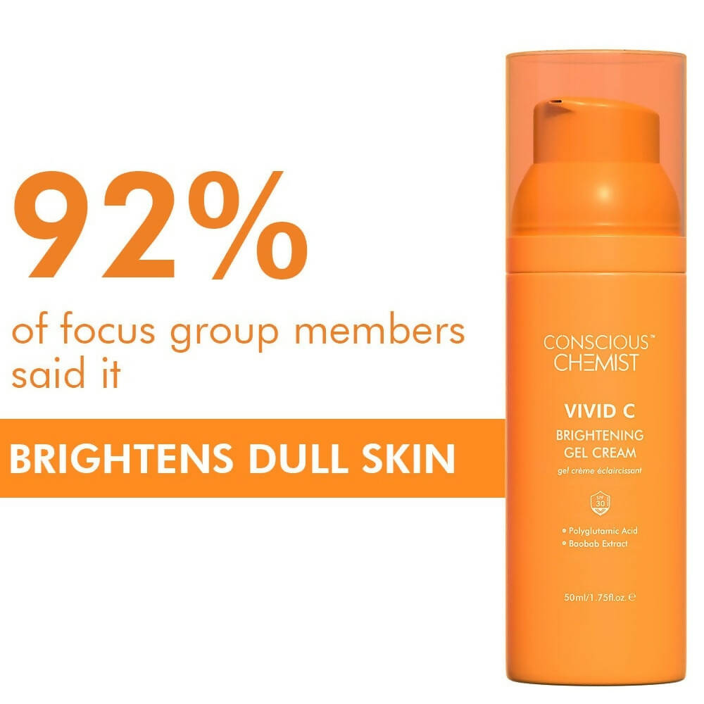 Conscious Chemist Vivid C Skin Brightening Gel Cream - Distacart