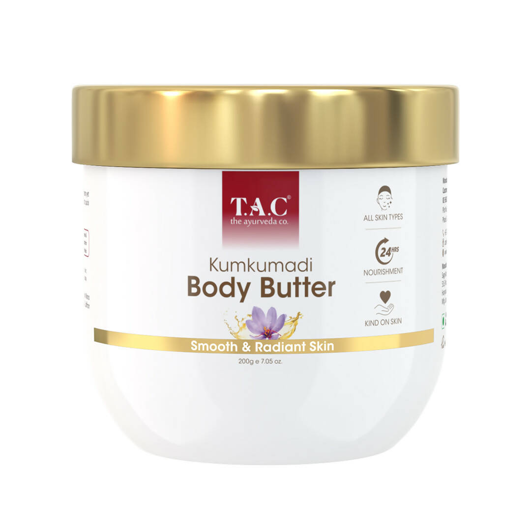 TAC - The Ayurveda Co. Kumkumadi Body Butter With Sandalwood, Saffron & Shea Butter - Distacart