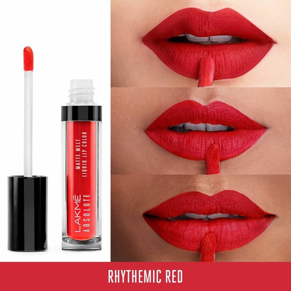 Lakme Absolute Matte Melt Liquid Lip Color - Rhythmic Red