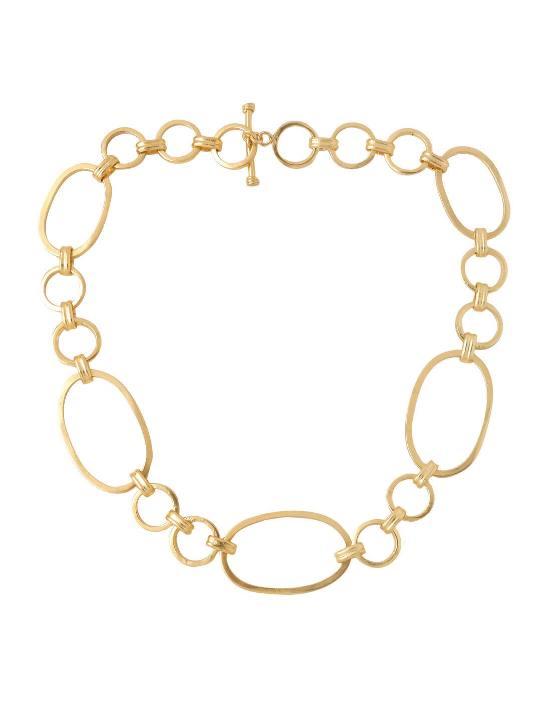 NVR Women Gold Plated Statement Necklace - Distacart