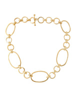 Thumbnail for NVR Women Gold Plated Statement Necklace - Distacart