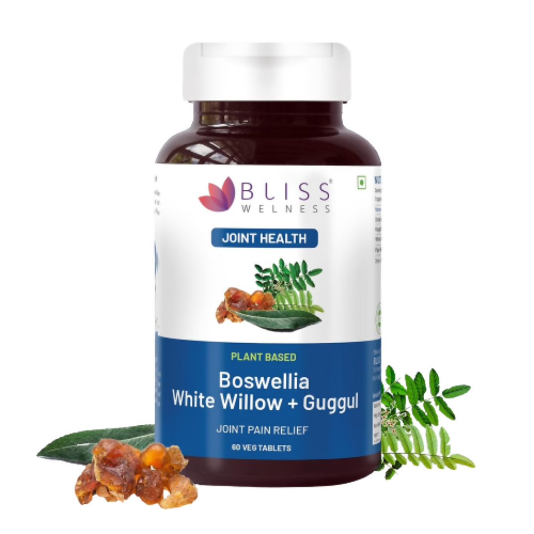 Bliss Welness Boswellia White Willow Tablets - Distacart