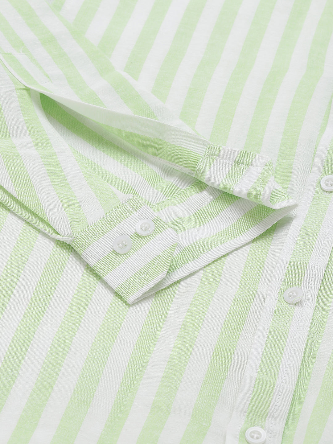 RIAG Green Men's Chinese Collar Full Sleeves Shirt - Distacart