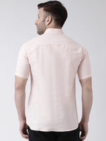 Thumbnail for RIAG Peach Men's Chinese Collar Half Sleeves Shirt - Distacart
