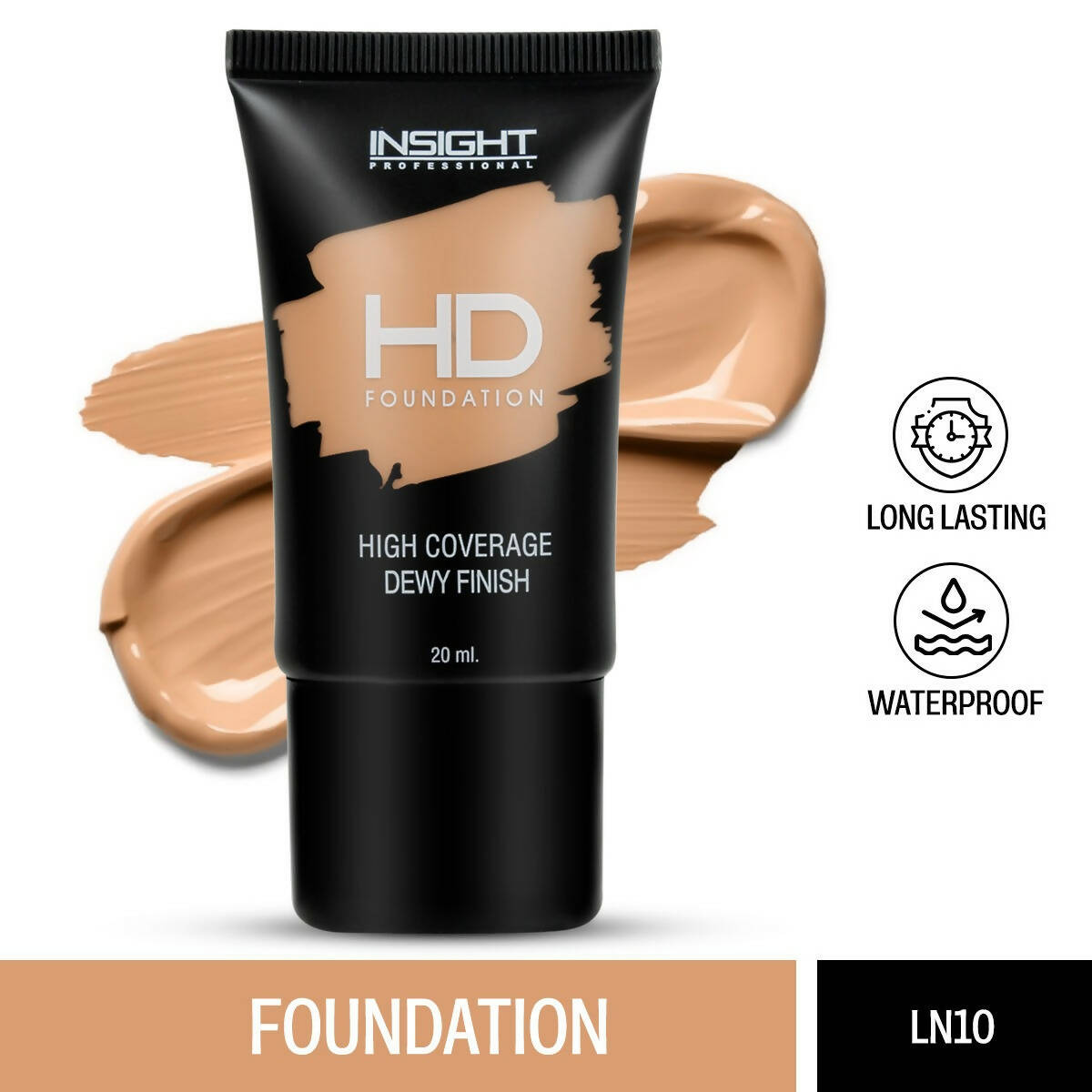 Insight Cosmetics HD Foundation - LN 10 - Distacart