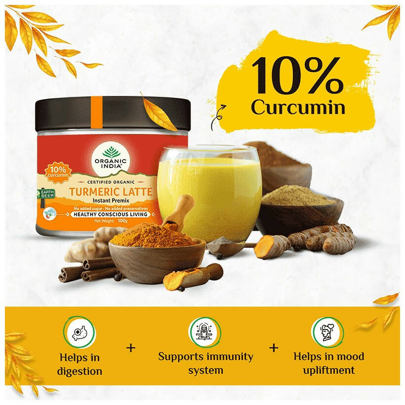 Organic India Turmeric Latte Instant Premix - Distacart