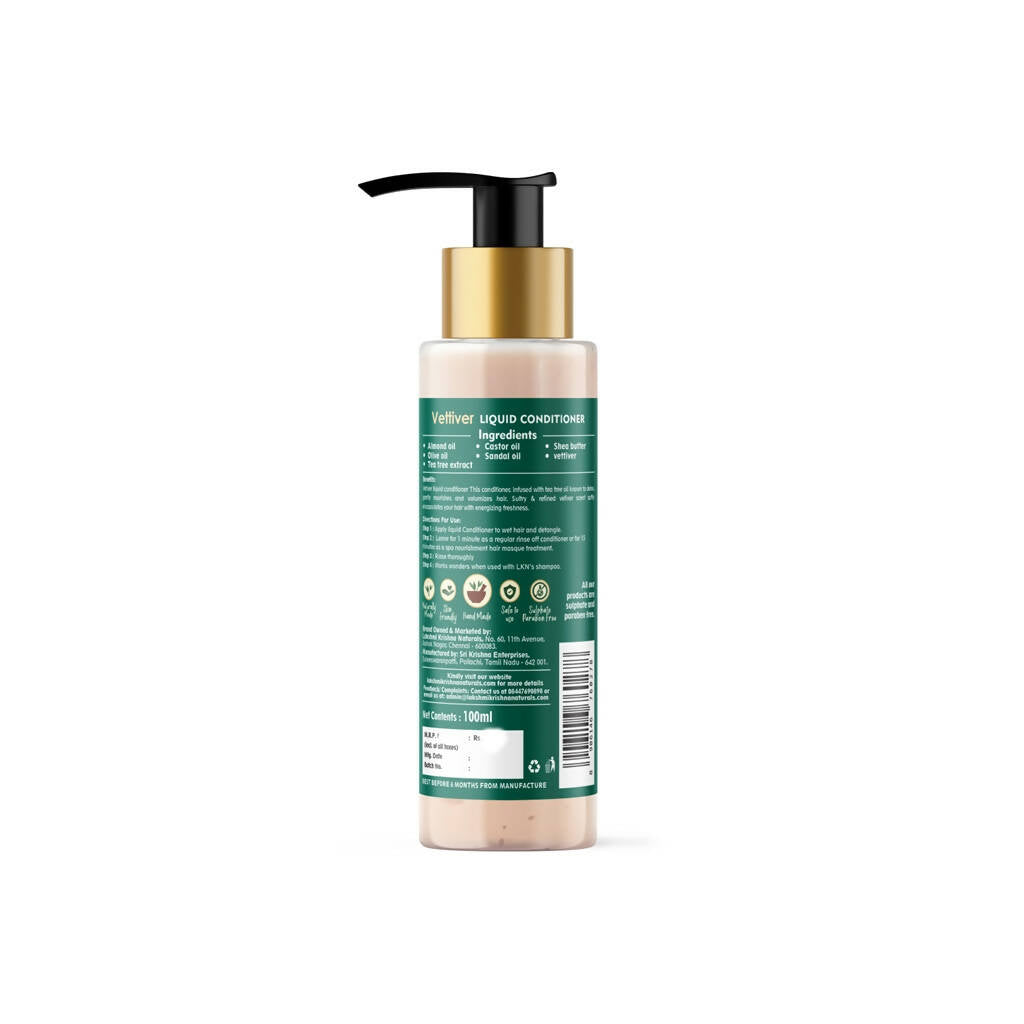 Lakshmi Krishna Naturals Vettiver Liquid Conditioner - Distacart