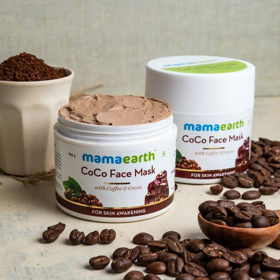 Mamaearth CoCo Face Mask with Coffee & Cocoa for Skin Awakening