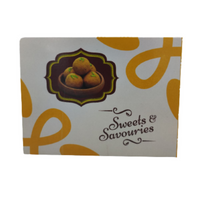 Thumbnail for Empty DIY Sweets Gift Box For Diwali, Chocolate, Snack & Return Gifts (Yellow) Size 1 Kg Storage - Distacart