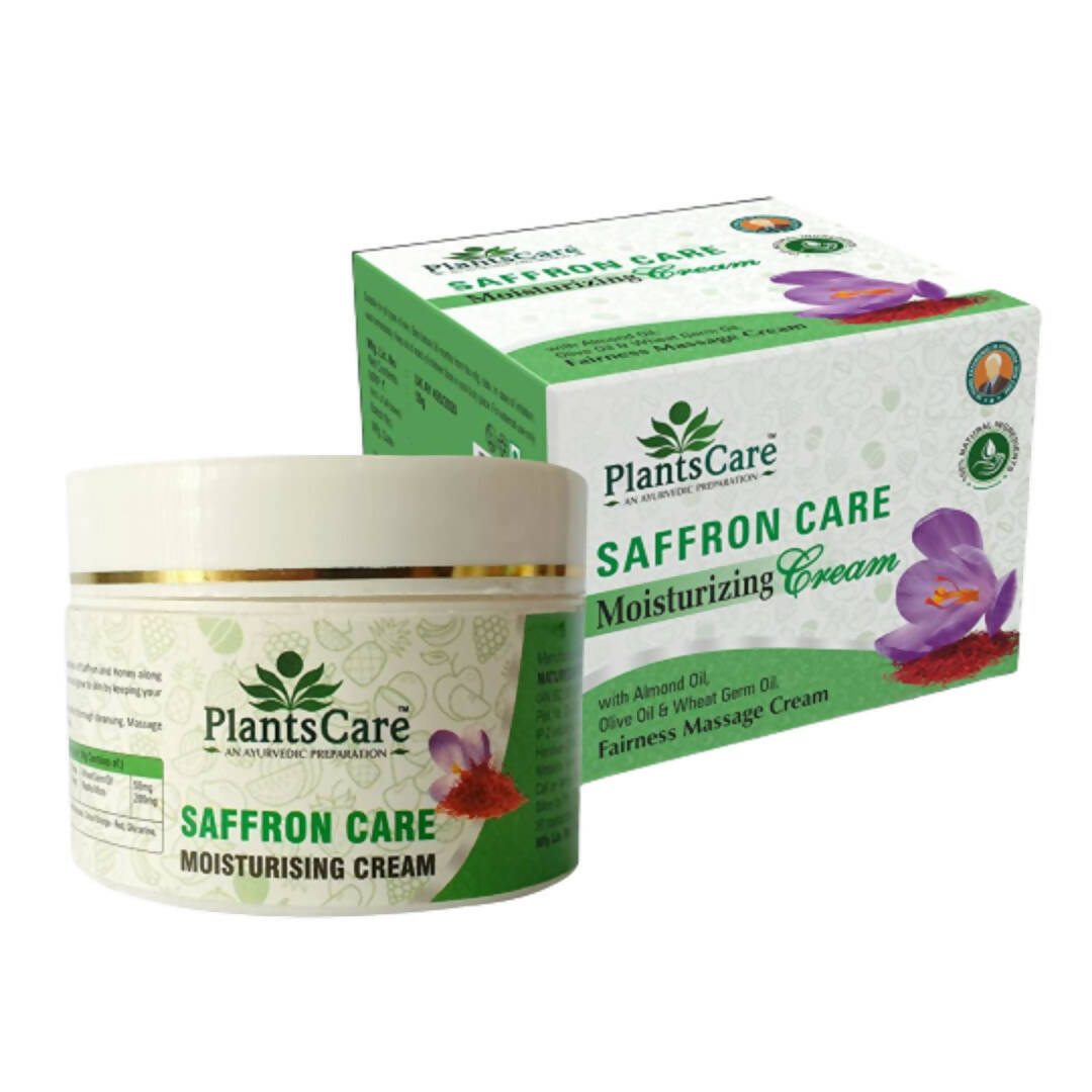 Plants Care Saffron Care Moisturizing Cream - Distacart