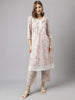 FIORRA Women's Pink Cotton A-Line Kurta Set - Distacart