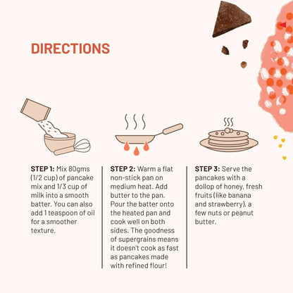 Mille Banana Choco-Chip Millet Pancake - Distacart