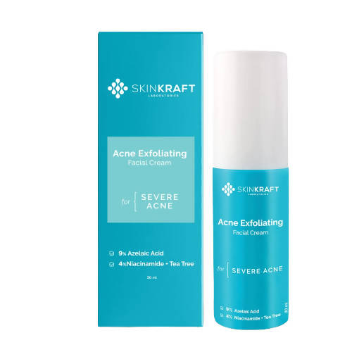 SkinKraft Acne Exfoliating Facial Cream - Distacart