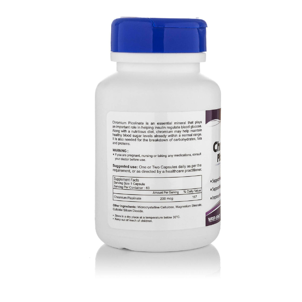 Healthvit Chromium Picolinate 200mcg Capsules - Distacart