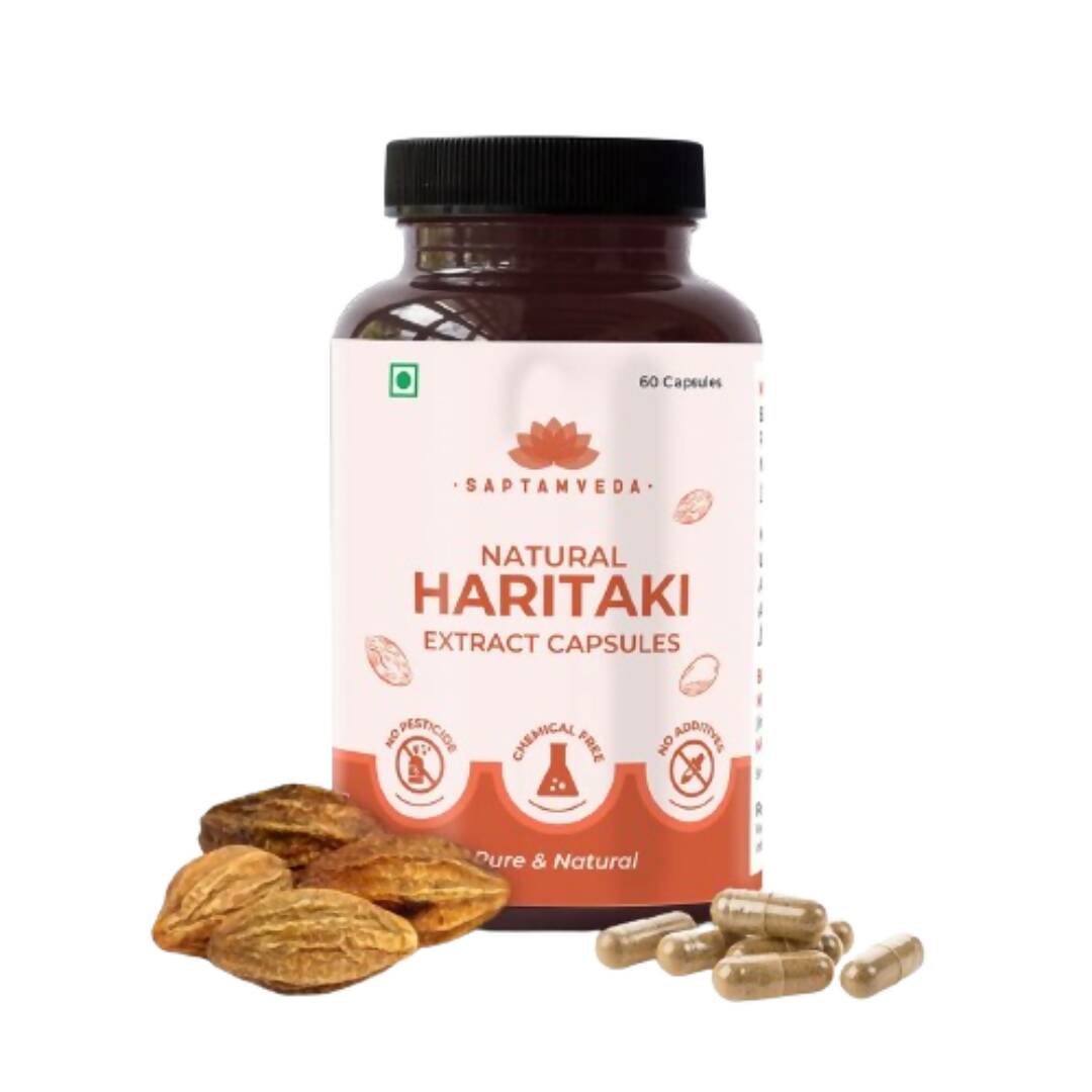 Saptamveda Natural Haritaki Capsules - Distacart