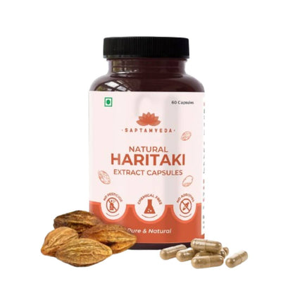 Saptamveda Natural Haritaki Capsules - Distacart