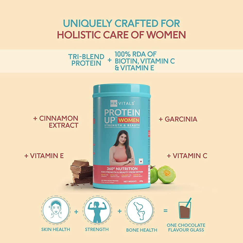 HK Vitals ProteinUp Women-Chocolate Flavor - Distacart